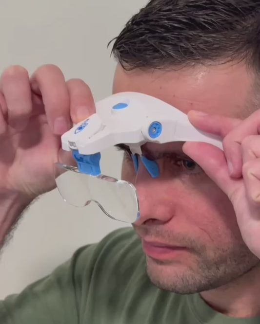 VISIONAID Magnifying Headset - Blue Edition (Premium)