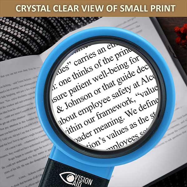Magnifier Small Pocket Magnifying Glass 30X w/ LED Light For Reading  Inspection
